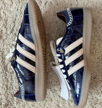Adidas Originals By Wales Bonner Samba Navy