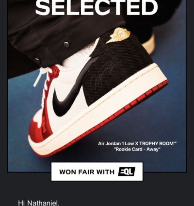Jordan 1 Low Trophy Room Away