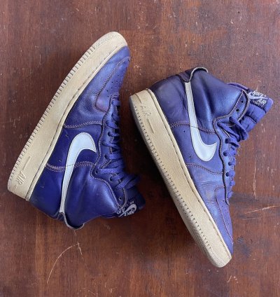 Vintage Nike Air Force 1 High Purple 1993