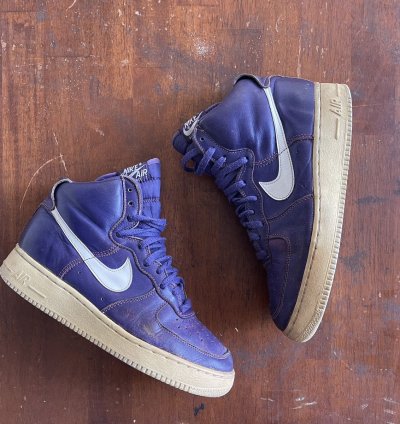 Vintage Nike Air Force 1 High Purple 1993