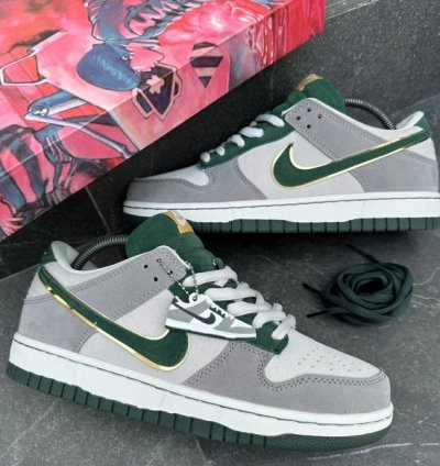 Otomo Katsuhiro X Nike Sb Dunk Low Steamboy Ost Grey Green Sneakers