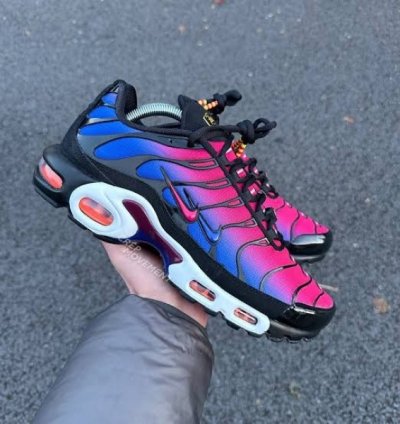 Patta X Fc Barcelona X Nike Air Max Plus Purple Blue Running Shoes