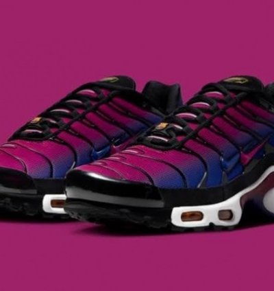 Patta X Fc Barcelona X Nike Air Max Plus Purple Blue Running Shoes