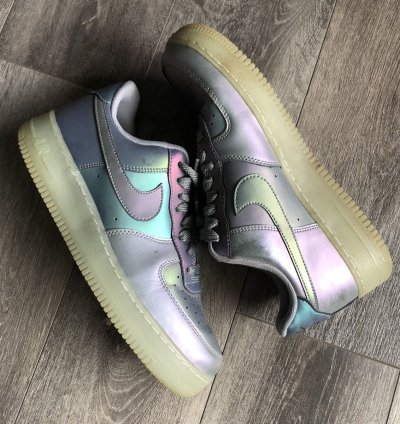 Vintage Nike Air Force 1 Low 07 Lv8 Iridescent Shoes