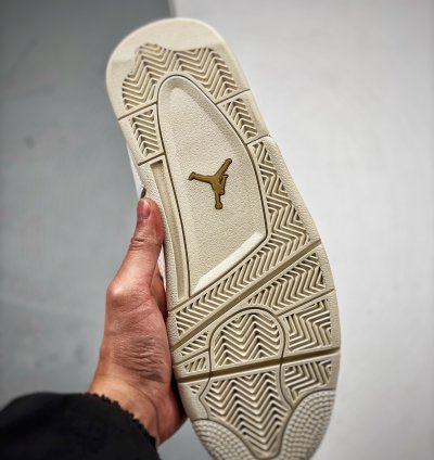Nike Air Jordan 4 White Gold