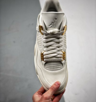 Nike Air Jordan 4 White Gold