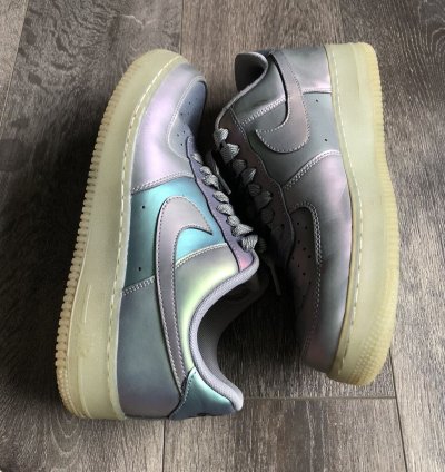 Vintage Nike Air Force 1 Low 07 Lv8 Iridescent Shoes
