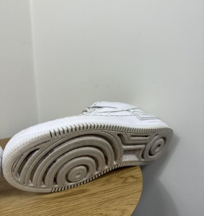 Vintage Nike Air Force 1 Low Triple White Shadow Sneakers