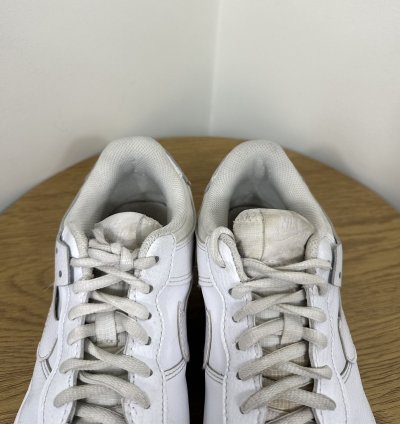 Vintage Nike Air Force 1 Low Triple White Shadow Sneakers