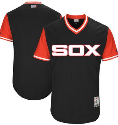 Custom Chicago White Sox Majestic Black 2017 Players Weekend Team Jersey