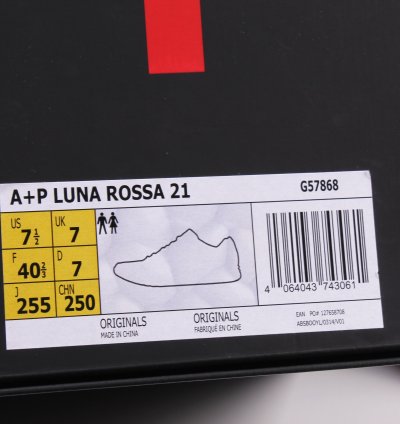 Adidas Prada Luna Rossa 21 Core Black Sneakers