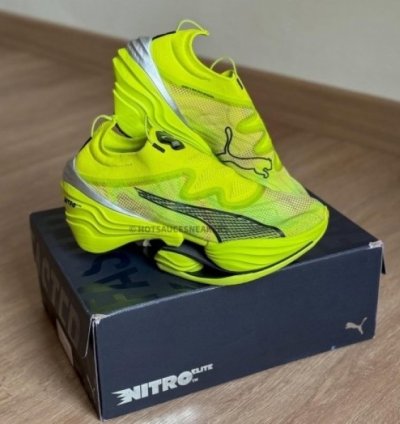 Pum A Fast Rb Nitro Elite Neon Green Running Shoes