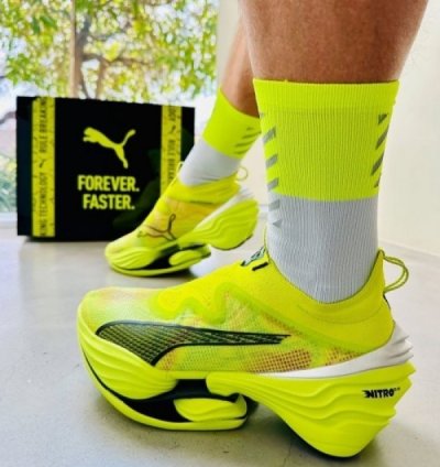 Pum A Fast Rb Nitro Elite Neon Green Running Shoes