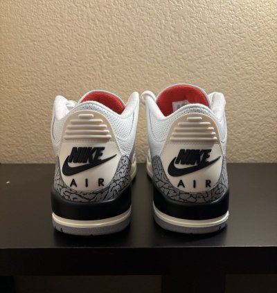 Worn Once Jordan 3 White Cement