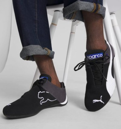 Pum A Future Cat Sparco Black White Sneakers