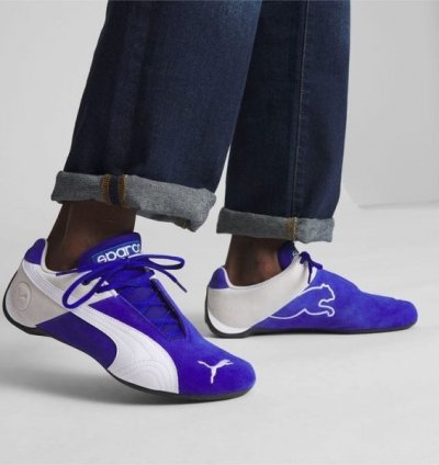 Pum A Future Cat Sparco Blue White Sneakers