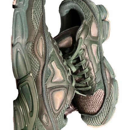 Adidas Raf Simons Ozweego 2 Dark Green Clear Pink