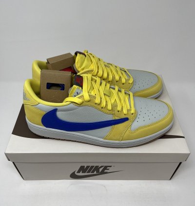 Jordan 1 Retro Low Og Sp Travis Scott Canary Men Size 10 5
