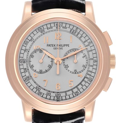 Patek Philippe Chronograph Complications Chronograph Rose Gold Mens Watch 5070r Box Papers