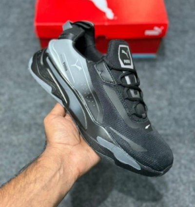 Pum A Rs Fast Unmarked Black Grey Sneakers