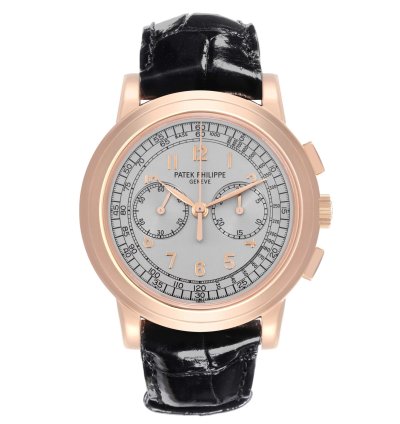 Patek Philippe Chronograph Complications Chronograph Rose Gold Mens Watch 5070r Box Papers