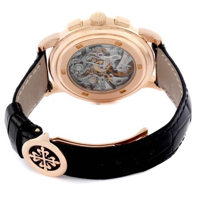 Patek Philippe Chronograph Complications Chronograph Rose Gold Mens Watch 5070r Box Papers