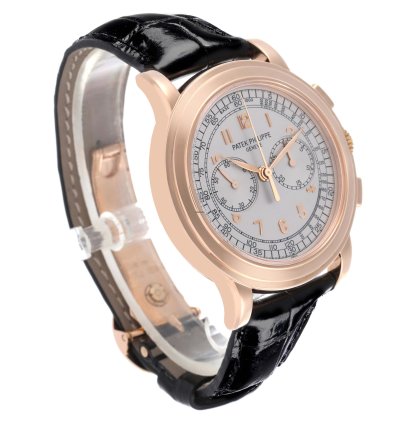 Patek Philippe Chronograph Complications Chronograph Rose Gold Mens Watch 5070r Box Papers