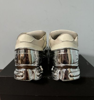 Adidas Raf Simons Ozweego Cream White Silver Metallic