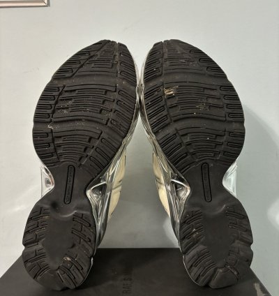 Adidas Raf Simons Ozweego Cream White Silver Metallic