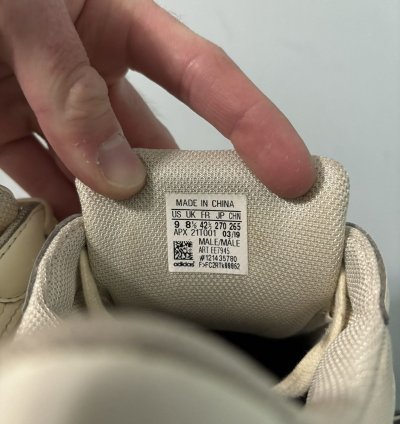 Adidas Raf Simons Ozweego Cream White Silver Metallic