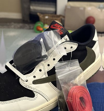 Jordan 1 Retro Low Og Sp Travis Scott Olive women