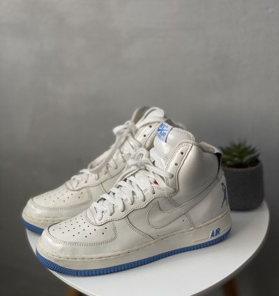 Vintage Nike Air Force 1 Sheed 2002 High Sneakers White