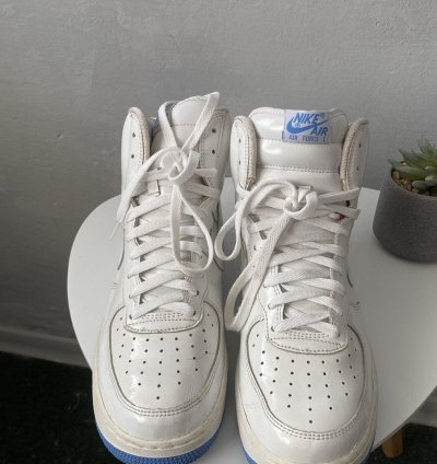 Vintage Nike Air Force 1 Sheed 2002 High Sneakers White