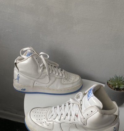 Vintage Nike Air Force 1 Sheed 2002 High Sneakers White