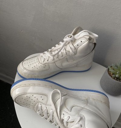 Vintage Nike Air Force 1 Sheed 2002 High Sneakers White