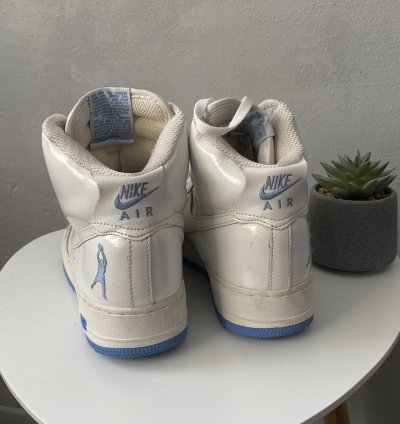 Vintage Nike Air Force 1 Sheed 2002 High Sneakers White