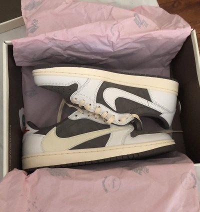 Jordan 1 Retro Low Og Sp Travis Scott Reverse Mocha