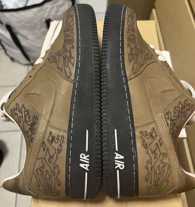 Vintage Nike Air Force 1 Stephan Maze George Laser 2012