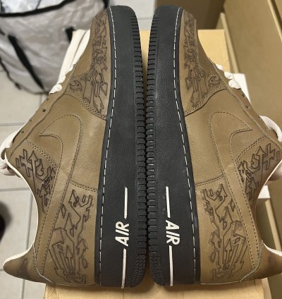 Vintage Nike Air Force 1 Stephan Maze George Laser 2012
