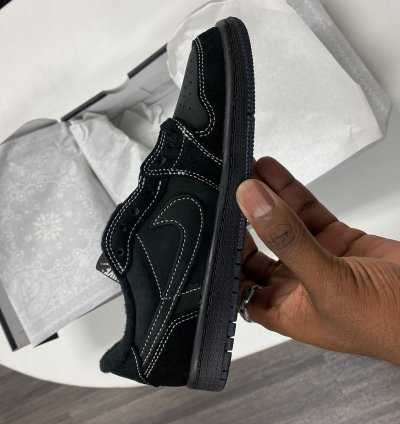 Jordan 1 Retro Low Og Sptravis Scott Black Phantom Ps