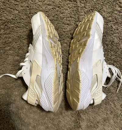 Vintage Nike Air Huarache Triple White 2016 Size 13