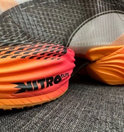 Pum S Fast R Nitro Elite 2 White Orange Sneakers