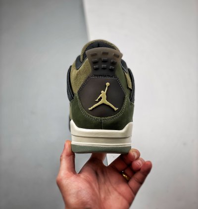 Nike Air Jordan 4 Olive Canvas Fb9927-200