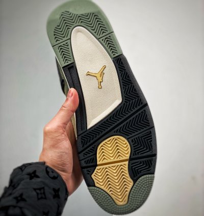 Nike Air Jordan 4 Olive Canvas Fb9927-200