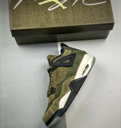Nike Air Jordan 4 Olive Canvas Fb9927-200