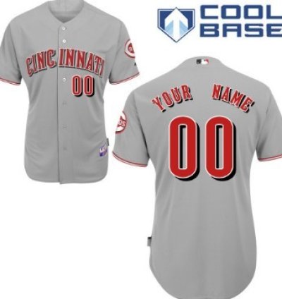 Cincinnati Reds Customized Gray Jersey