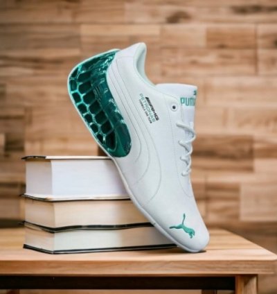 Puma Amg Petronas Formula One White Green Sneakers