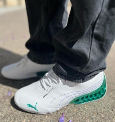 Puma Amg Petronas Formula One White Green Sneakers