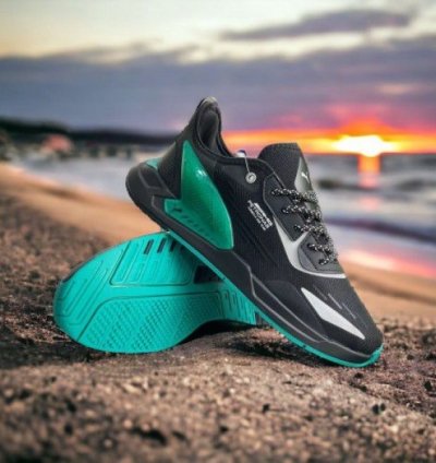 Puma Amg Petronas Zenon Speed Motor Sports Black Reflective Running Shoes