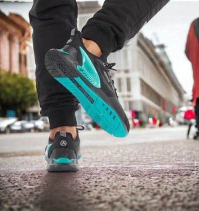 Puma Amg Petronas Zenon Speed Motor Sports Black Reflective Running Shoes